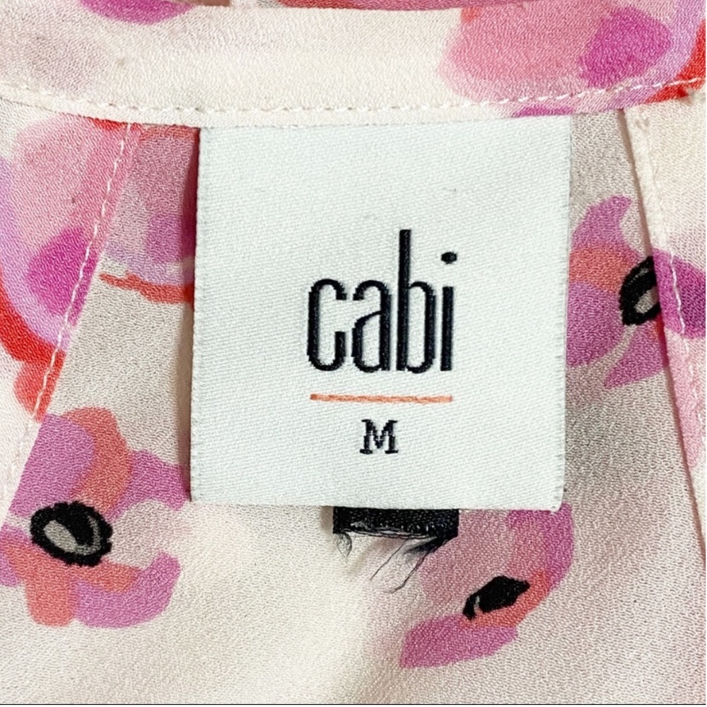 Cabi Floating Poppies Halter Blouse Style #5218 View 4